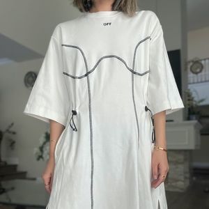 Off-White Coulisse T-Shirt Dress